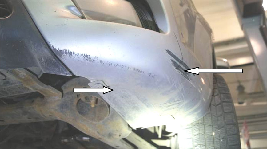 Поверждение дифференциала от ДТП