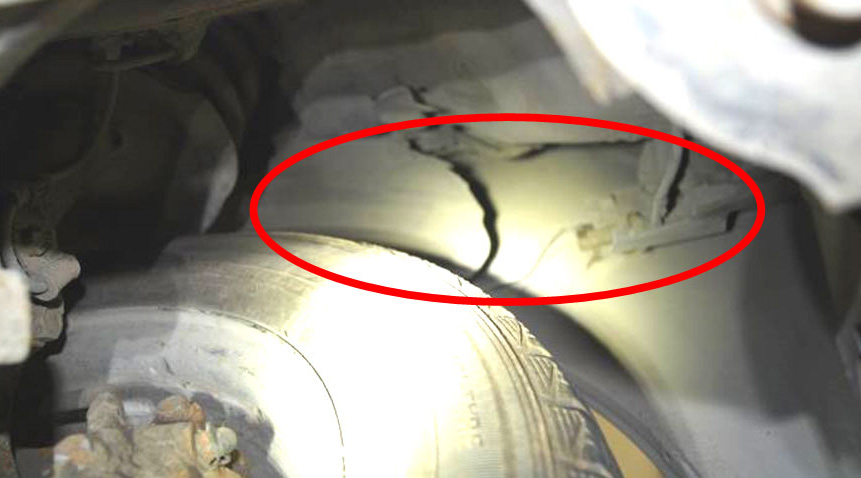 Поверждение дифференциала от ДТП