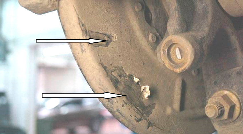 Повреждение подвески от ДТП