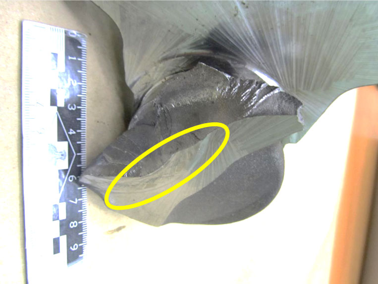 Причина разрушения коленчатого вала