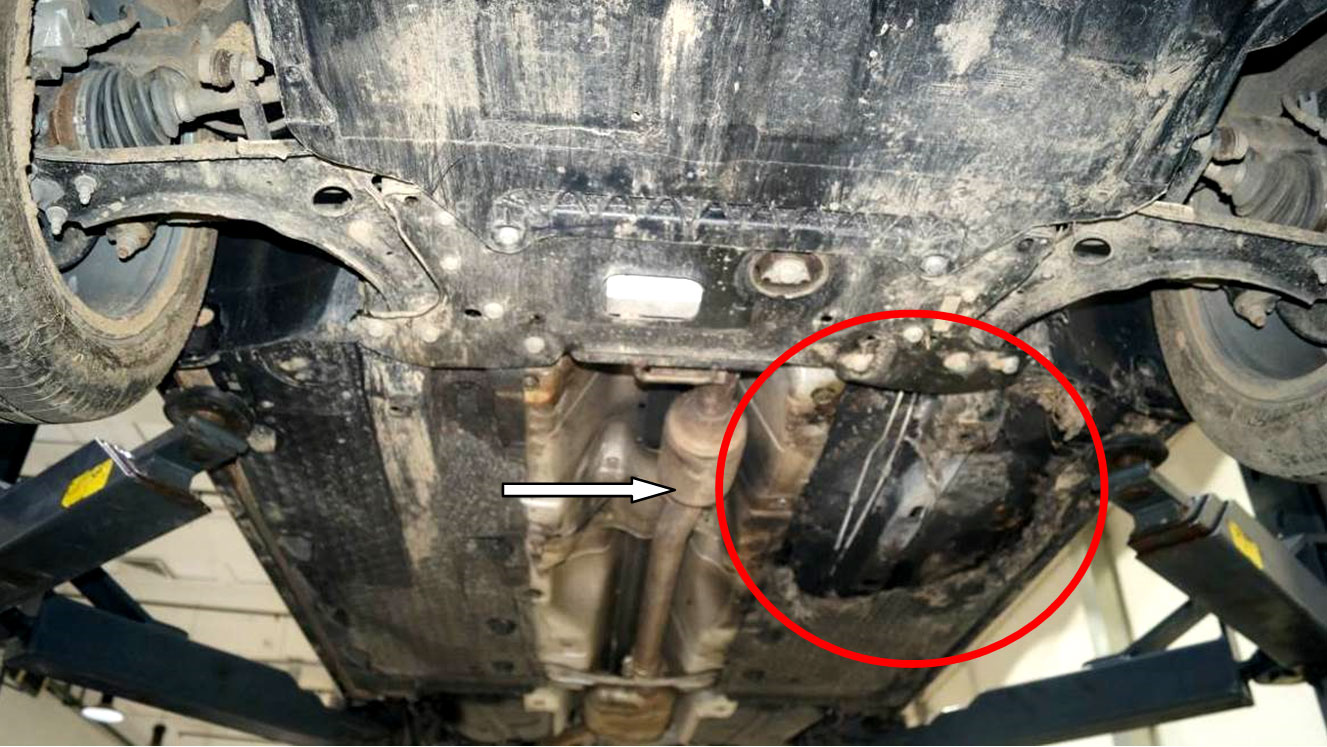 Возгорание автомобиля от катализатора