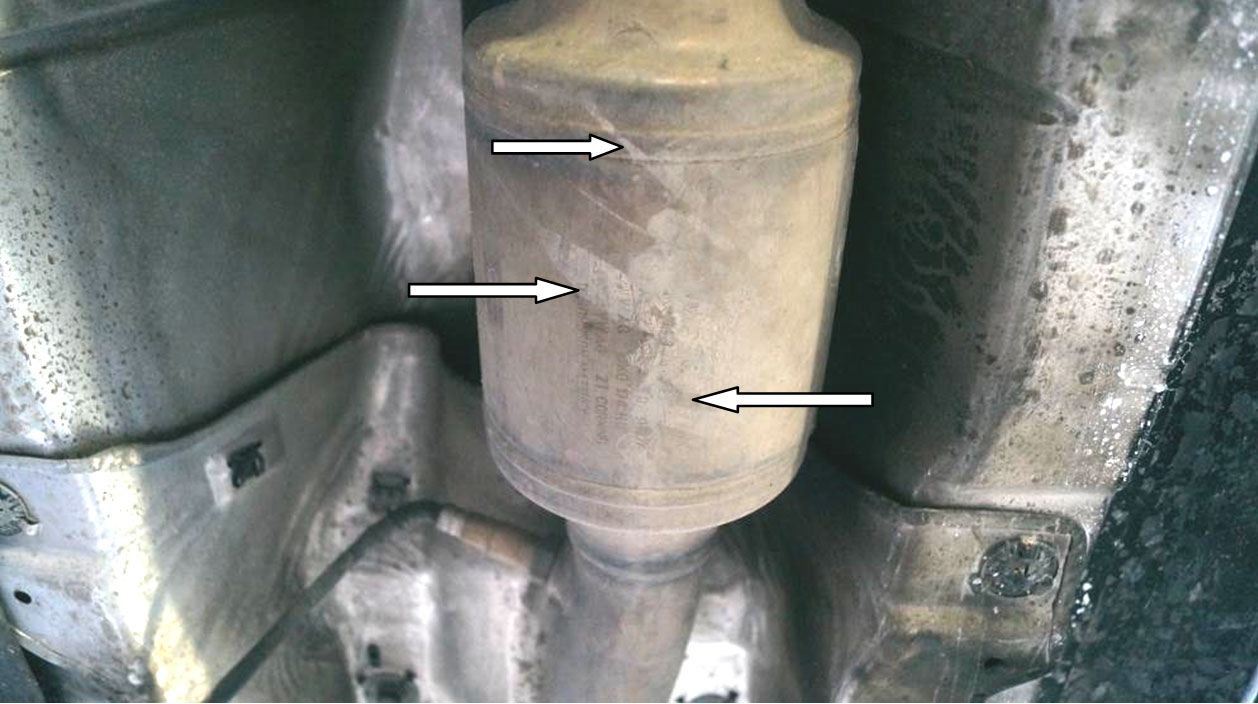 Возгорание автомобиля от катализатора