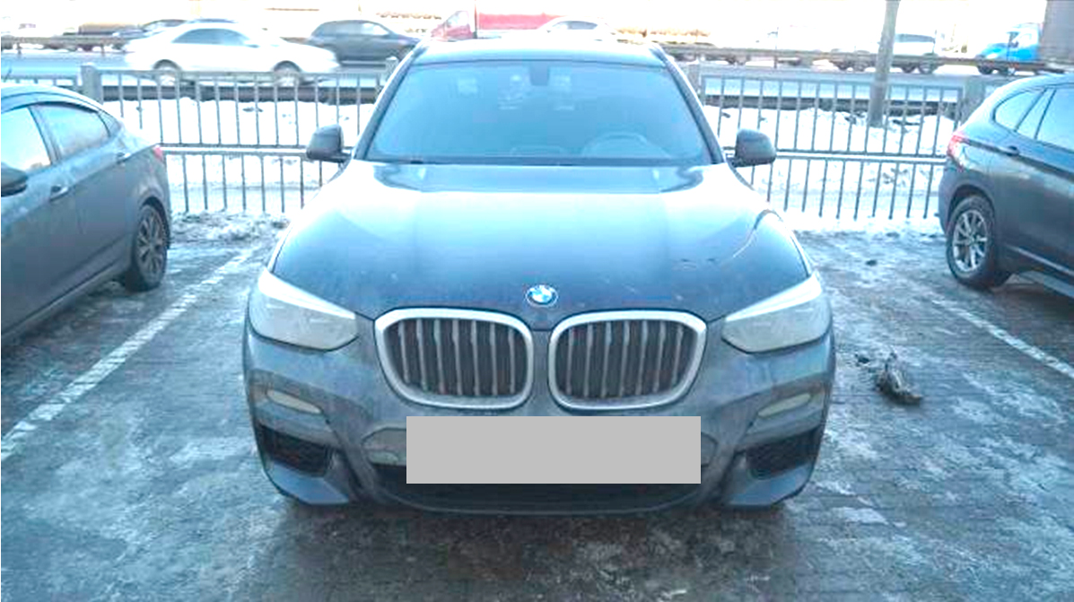 Фото 1. Вид а/м спереди