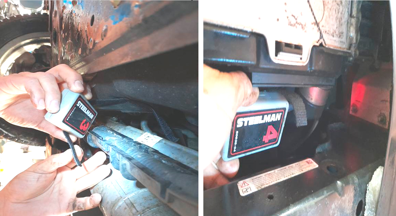 Фото 11,12. Место крепления датчиков