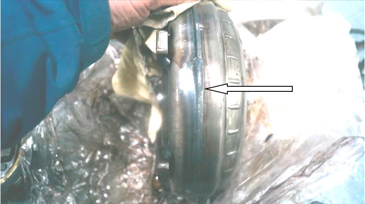 Фото 3. Разная толщина сварного шва