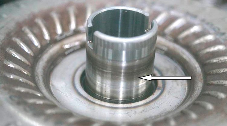 Фото 4. Перегрев на ступице