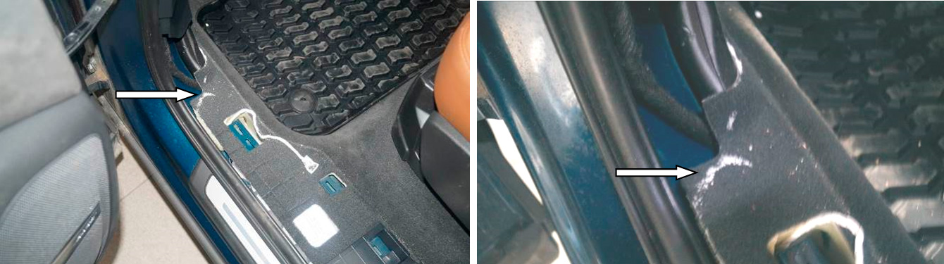 Фото 11,12. Вещество белого цвета.