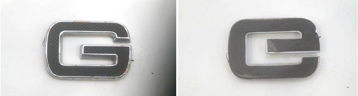 Фото 36, 37. Демонтированная буква «G».