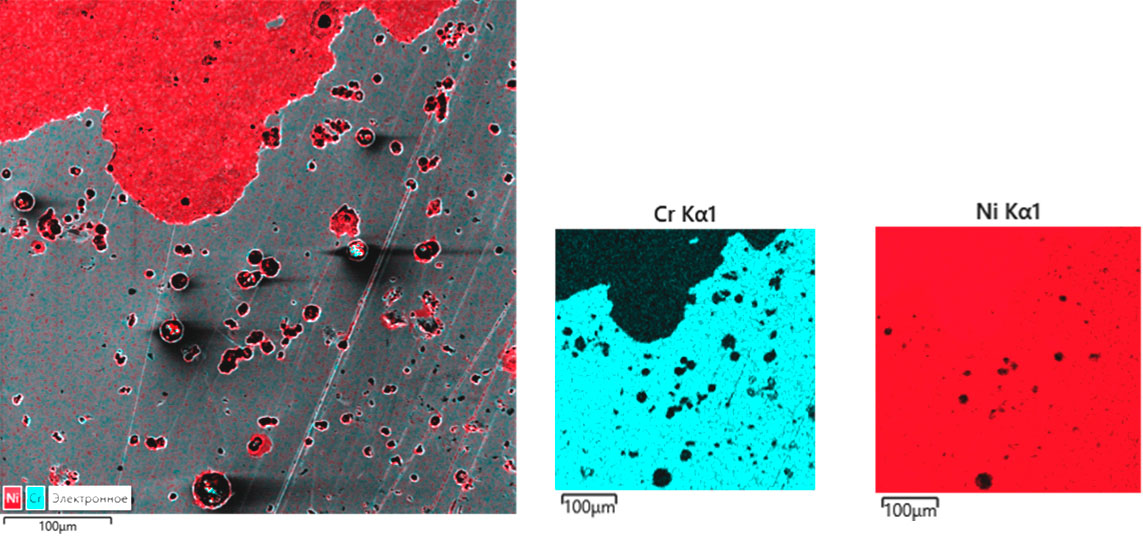 Фото 46-52. Результаты «типичного» картирования пористой структуры поверхности декоративных элементов