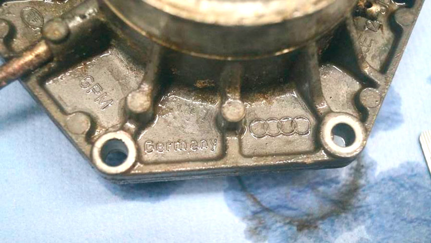 Фото 4. Фирменный знак «Audi», производство «Germany» («GPM»).