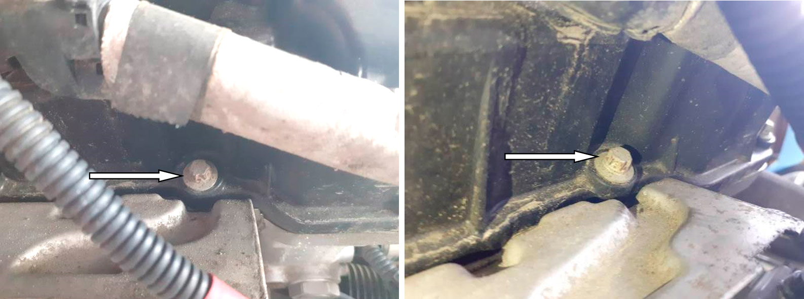 Фото 10,11. На крепёжных болтах зафиксированы следы (смятие граней), оставленные от инструмента и коррозия.