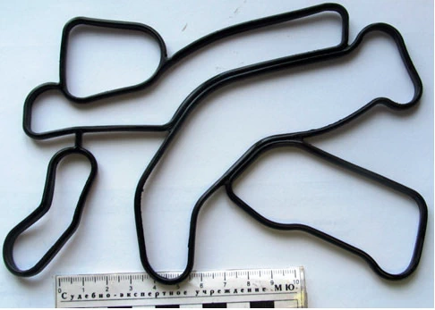 Фото 1. Общий вид резиновой прокладки теплообменника