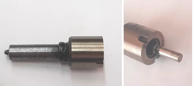 Фото 17,18. Распылитель и игла