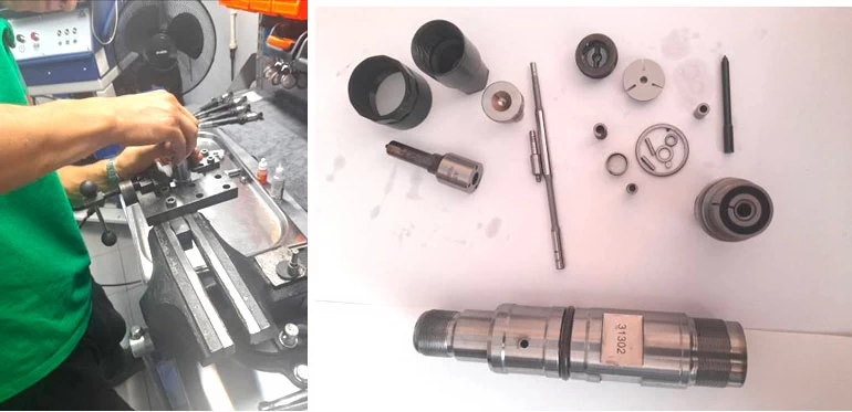 Фото 10,11. Разборка топливной форсунки и её детали