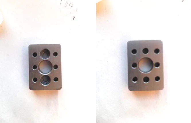 Фото 20,21. Направляющая пластина электромагнитного клапана