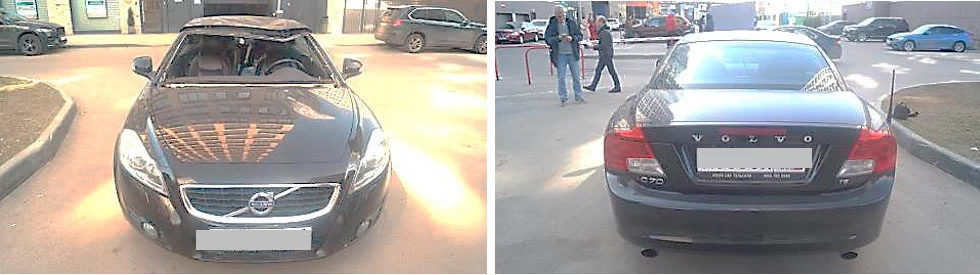 Фото 1,2. Вид автомобиля спереди и сзади