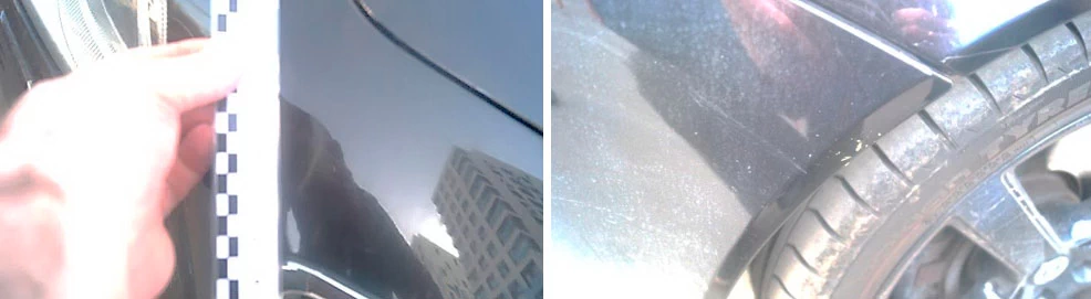 Фото 17,18. Задиры, потёртости, царапины и риски на ЛКП переднего бампера