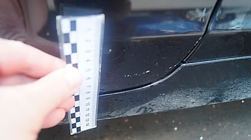 Фото 60. Задиры, царапины и риски на передней левой двери