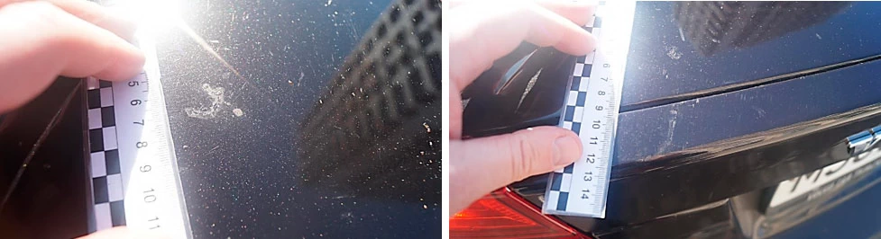 Фото 84,85. Потёртости, царапины и риски на крышке багажника