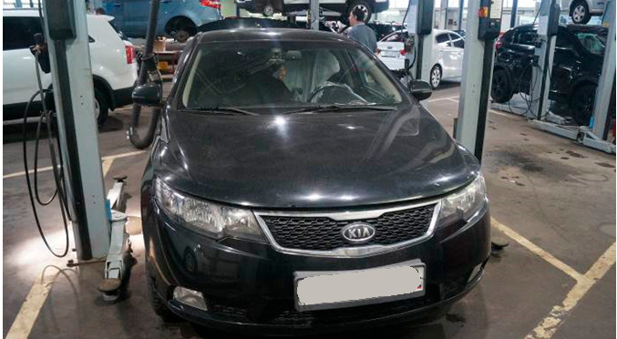 Фото 1. Вид а/м спереди