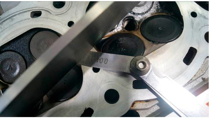 Фото 32. Измерение плоскости головки