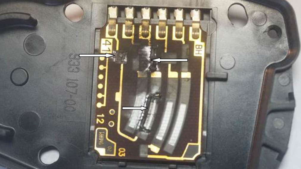 Дефект электронной педали газа