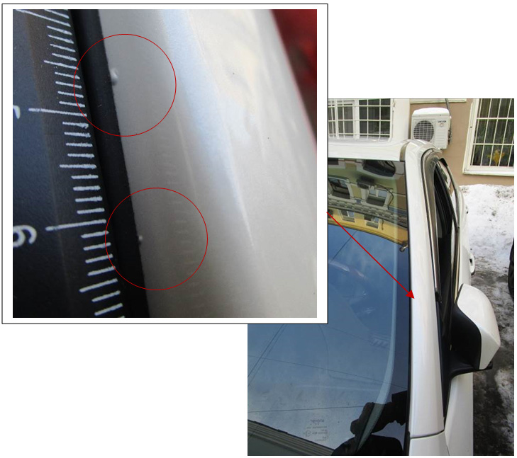 Дефекты лакокрасочного покрытия