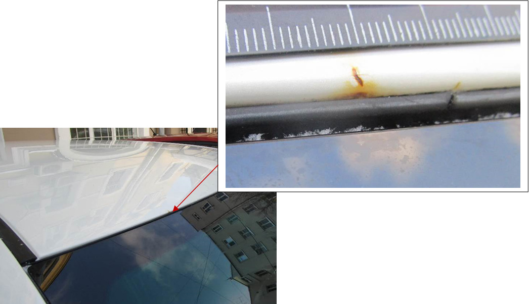 Дефекты лакокрасочного покрытия