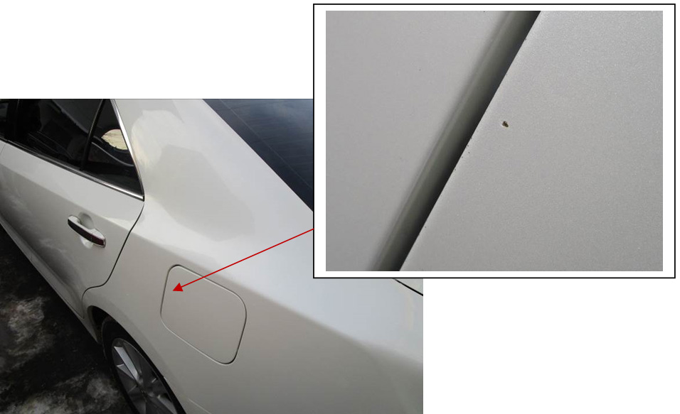 Дефекты лакокрасочного покрытия