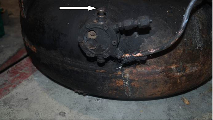 Сгорел автомобиль из-за неисправности газового оборудования