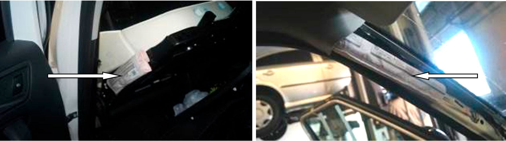 Не раскрылись боковые подушки безопасности