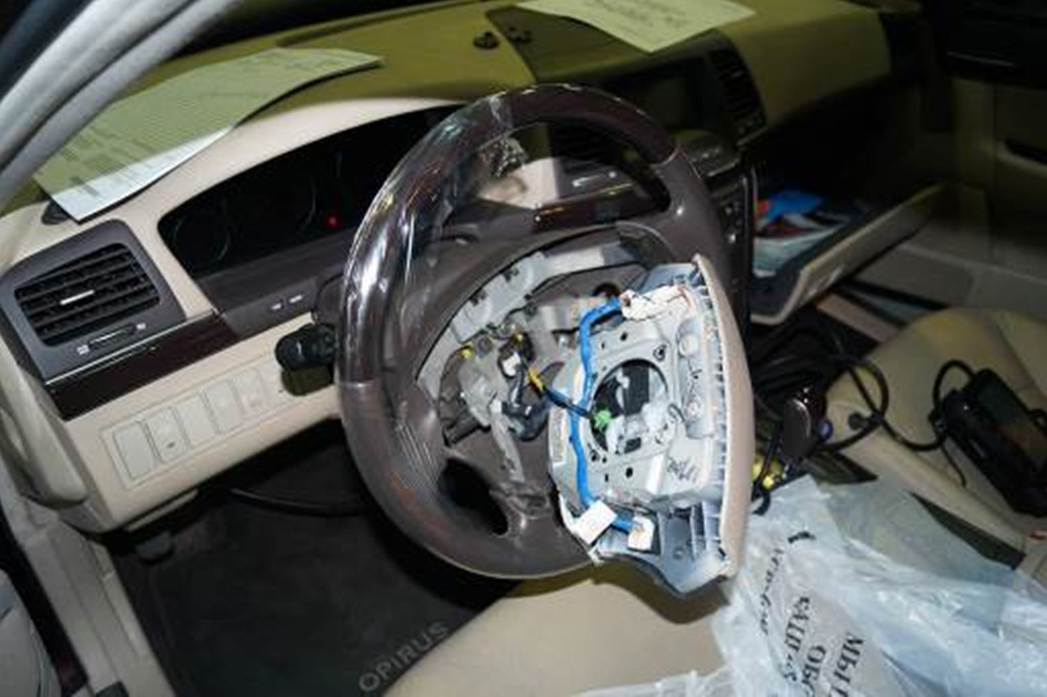 Неисправность системы подушек безопасности