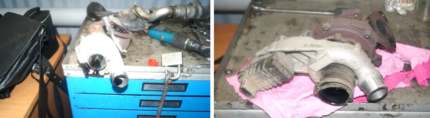 Неисправность турбокомпрессора