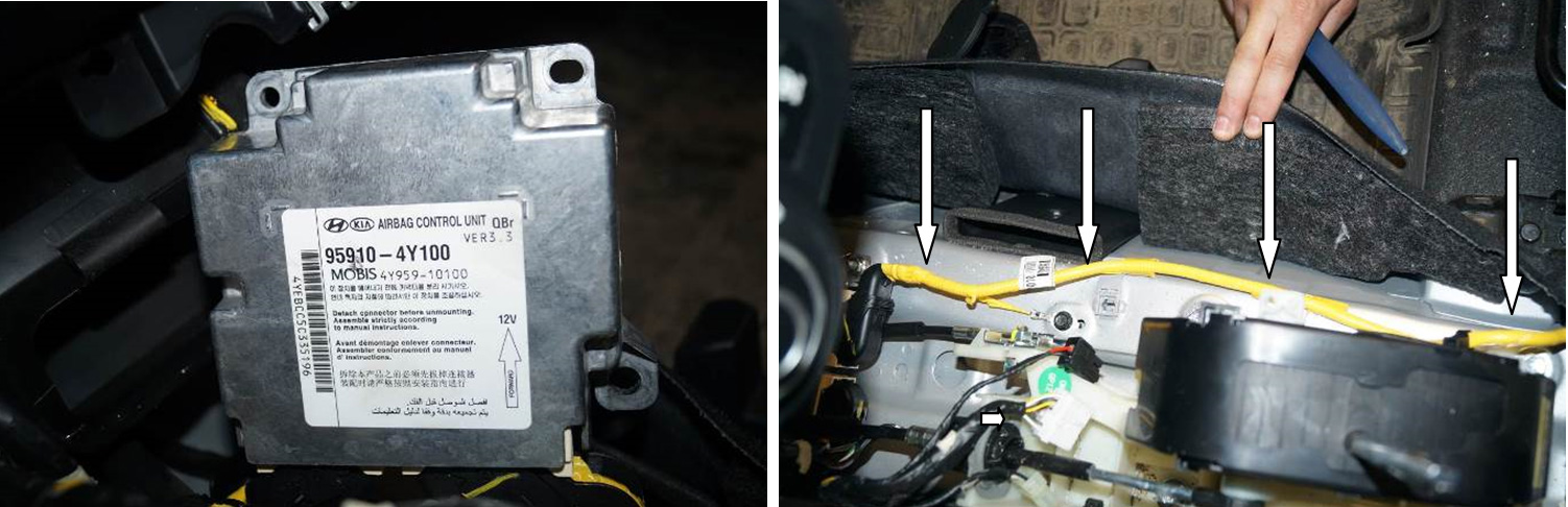 Не раскрылись передние подушки безопасности