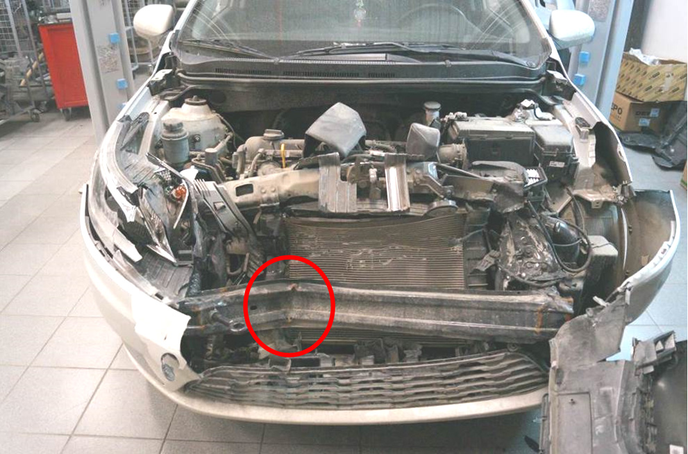 Не раскрылись передние подушки безопасности