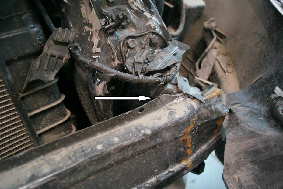 Не раскрылись передние подушки безопасности