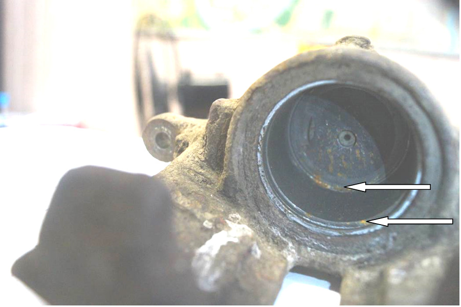 Повреждение тормозного механизма