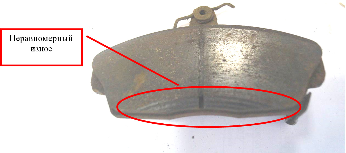 Повреждение тормозного механизма