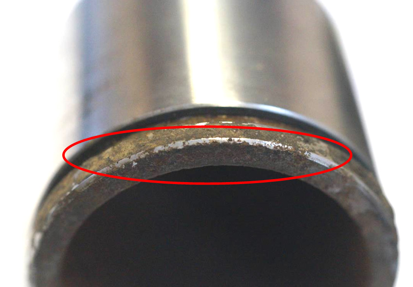 Повреждение тормозного механизма