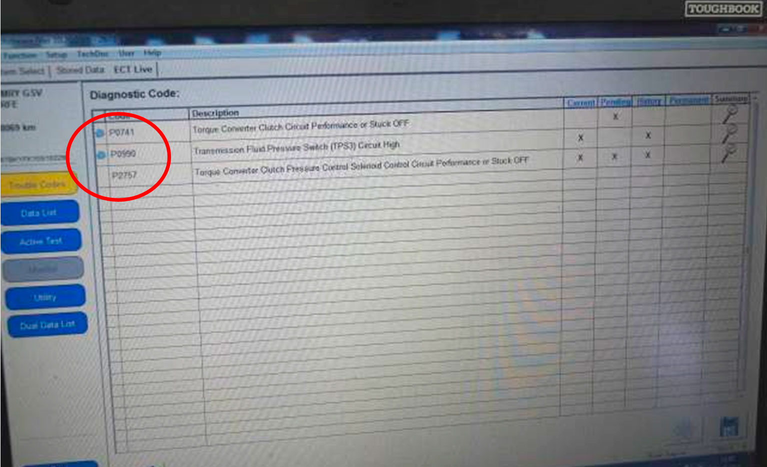 Причина неисправности АКПП