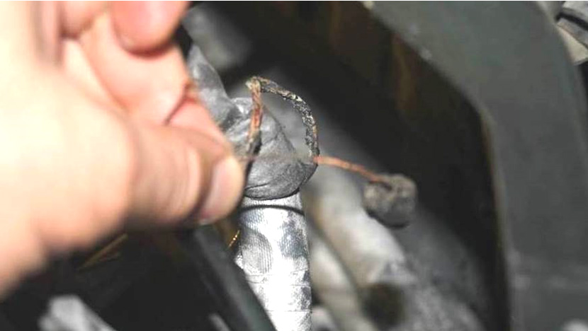 Причина возгорания автомобиля