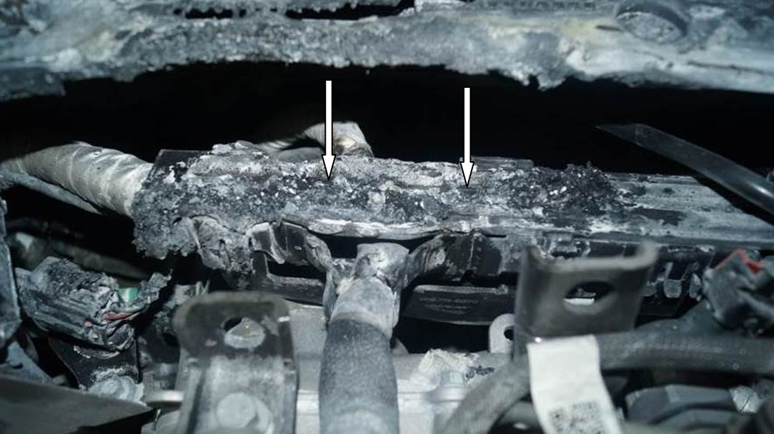 Причина возгорания автомобиля