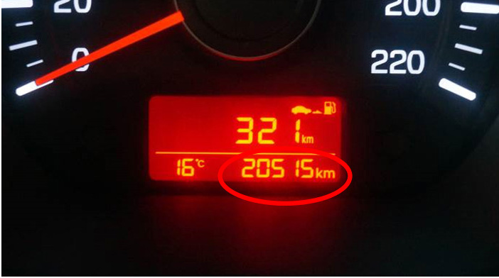 Увод автомобиля от прямолинейного движения