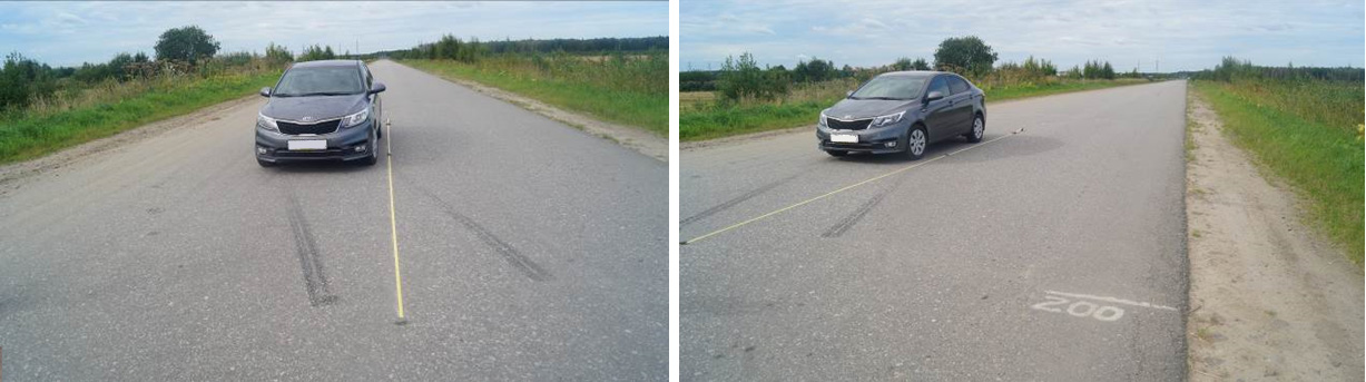 Увод автомобиля от прямолинейного движения