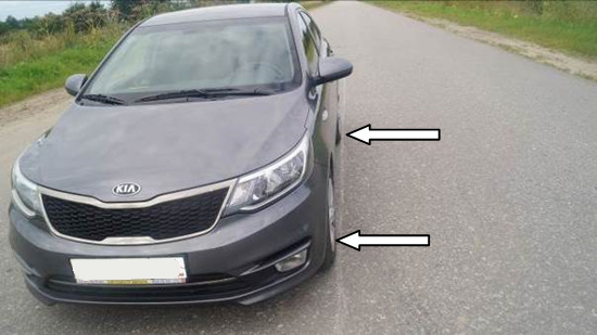 Увод автомобиля от прямолинейного движения