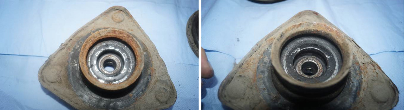 Причины выхода из строя опорных подшипников передней подвески