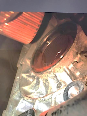 Фото 1. Корродирование и разрушение шлицевого соединения