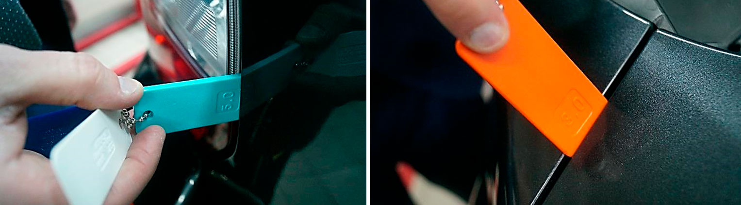 Измерение и проверка зазоров кузовных деталей автомобиля при проведении автотехнической экспертизы