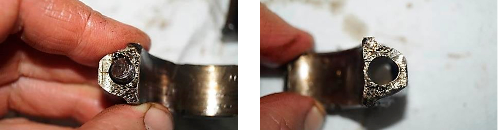 Разрушение нижней головки шатуна в двигателях автомобилей KIA