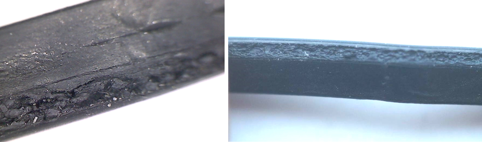 Фото 3,4. Повреждения прокладки теплообменника